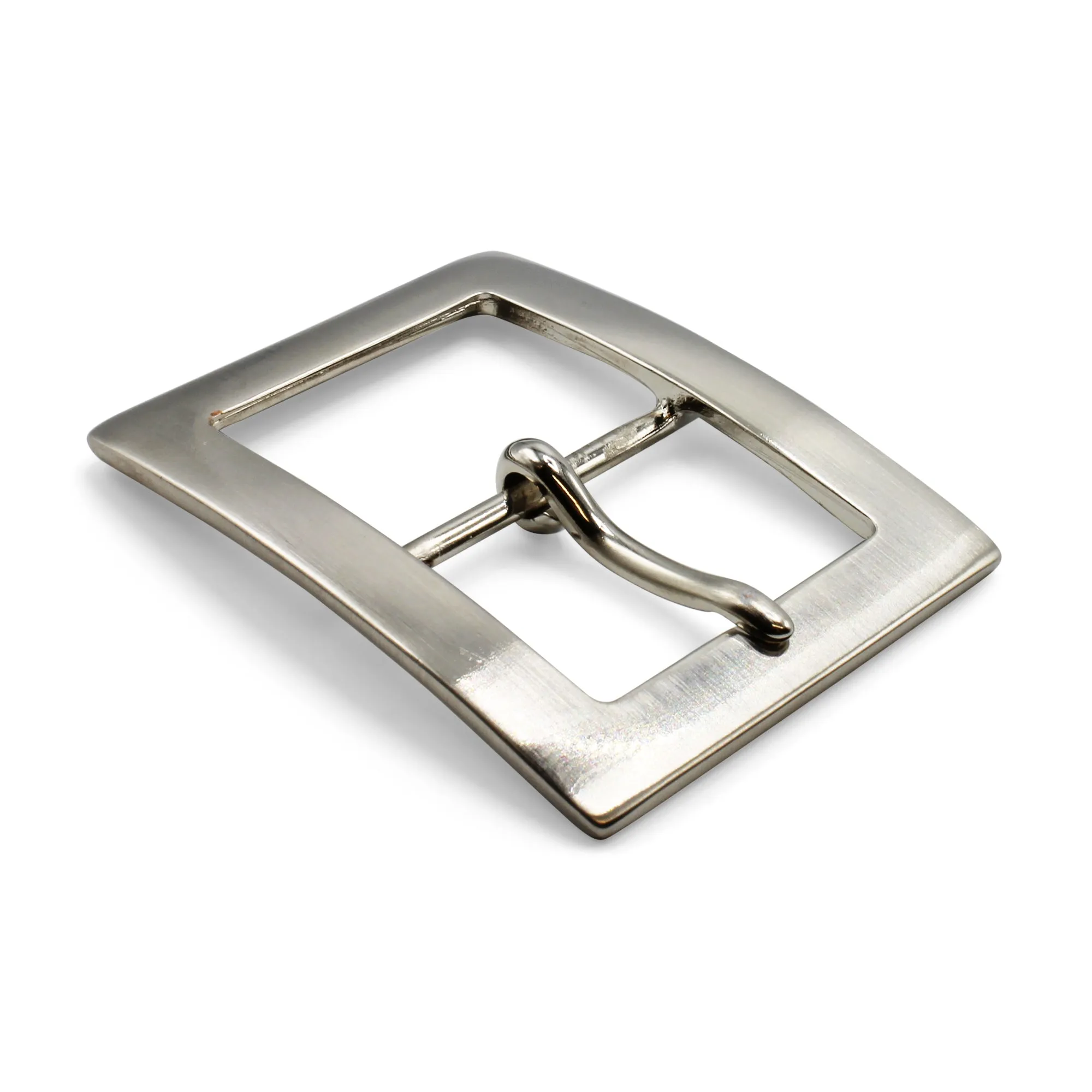 Flattened Rectangle Complete Prong Buckle 40mm