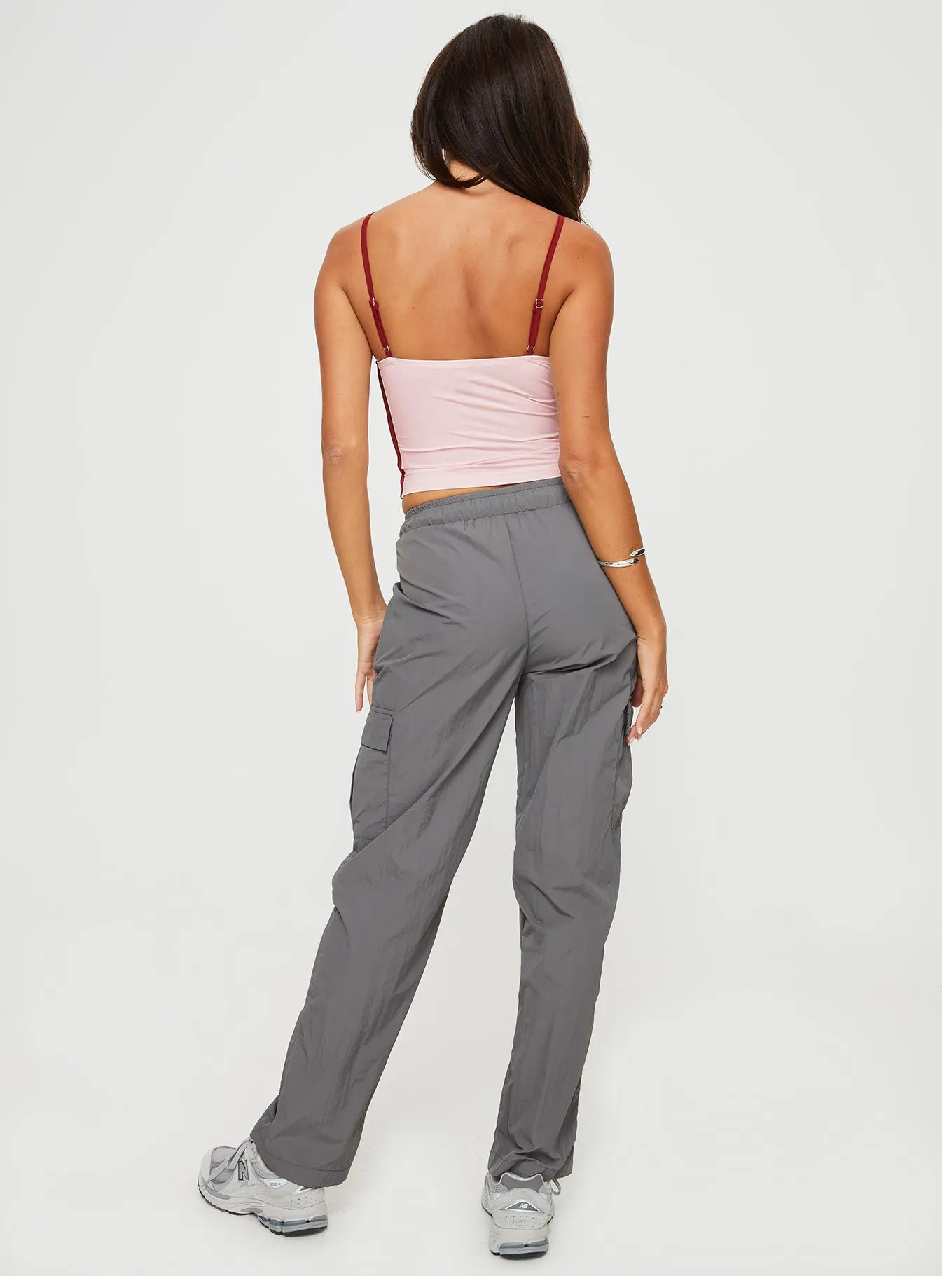 Flossie Parachute Pants Slate