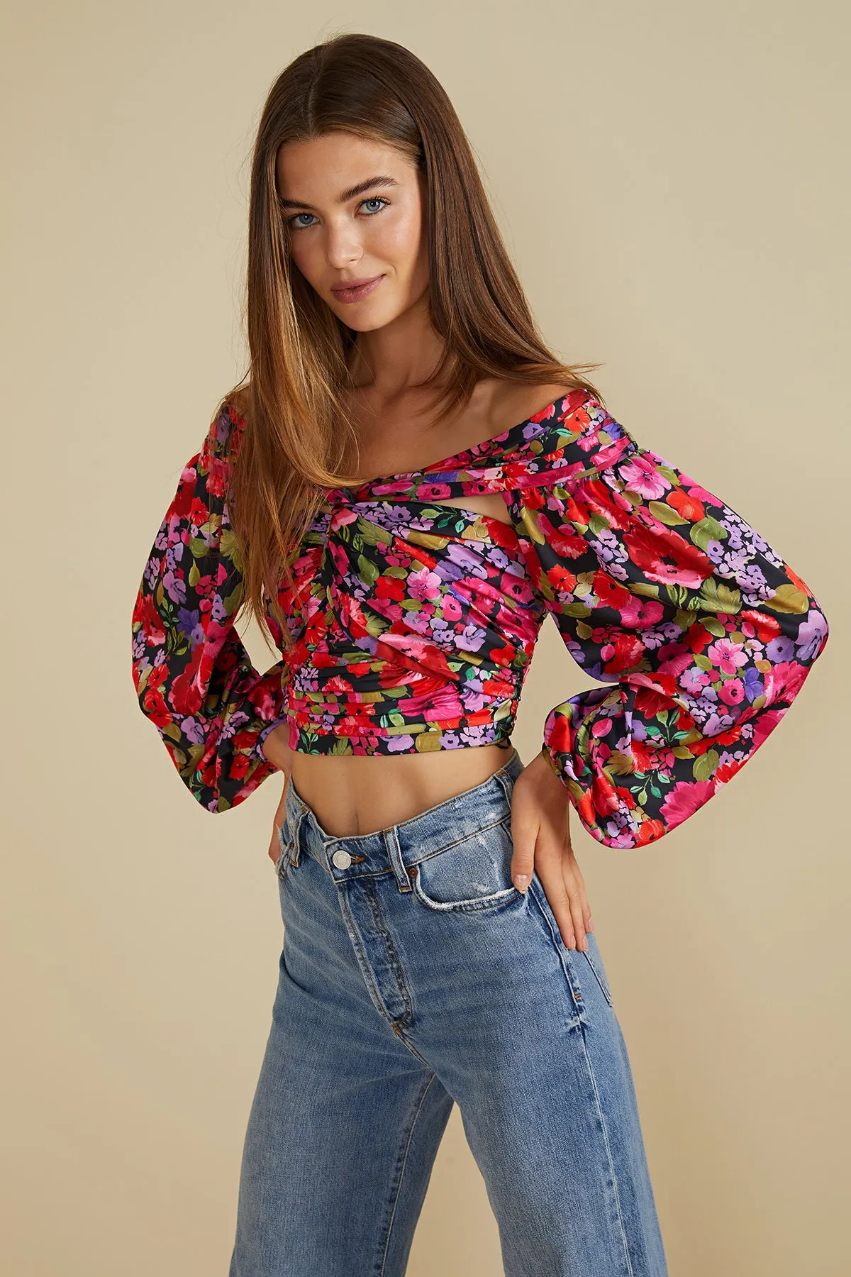 Francis Puff Crop Top