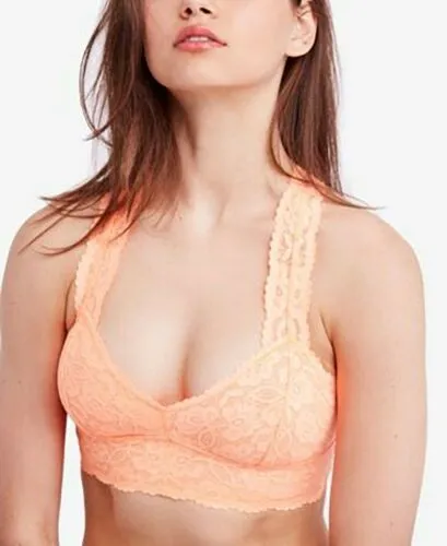 Free People Womens Galloon Lace Racerback Bra