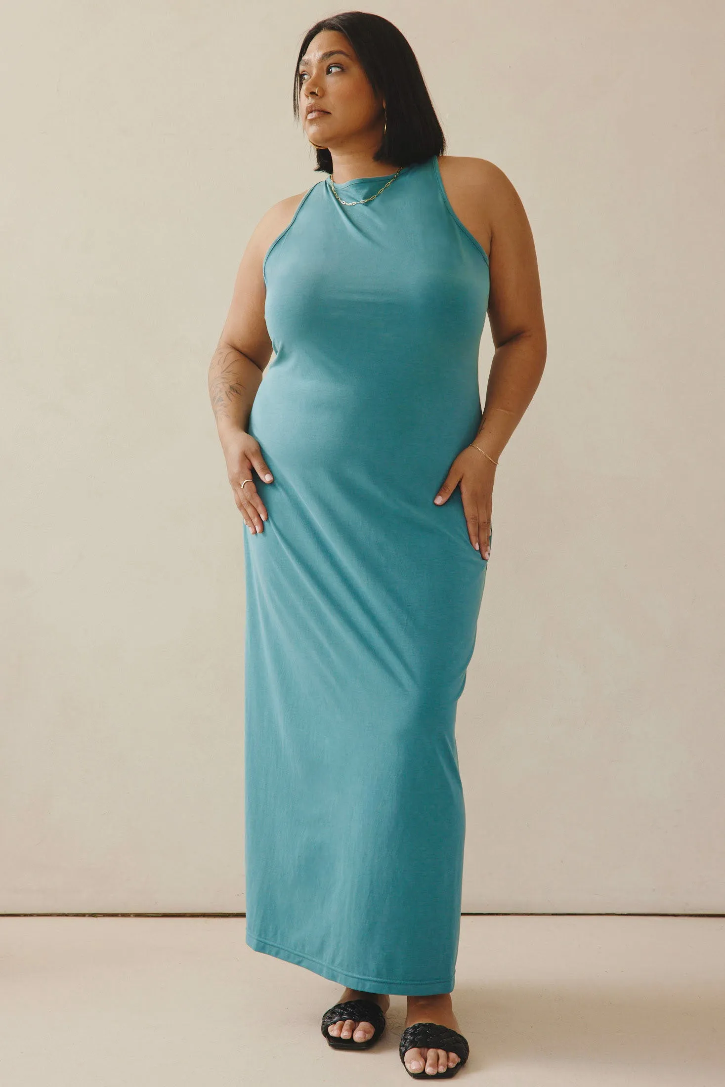 Geneva Dress - Teal