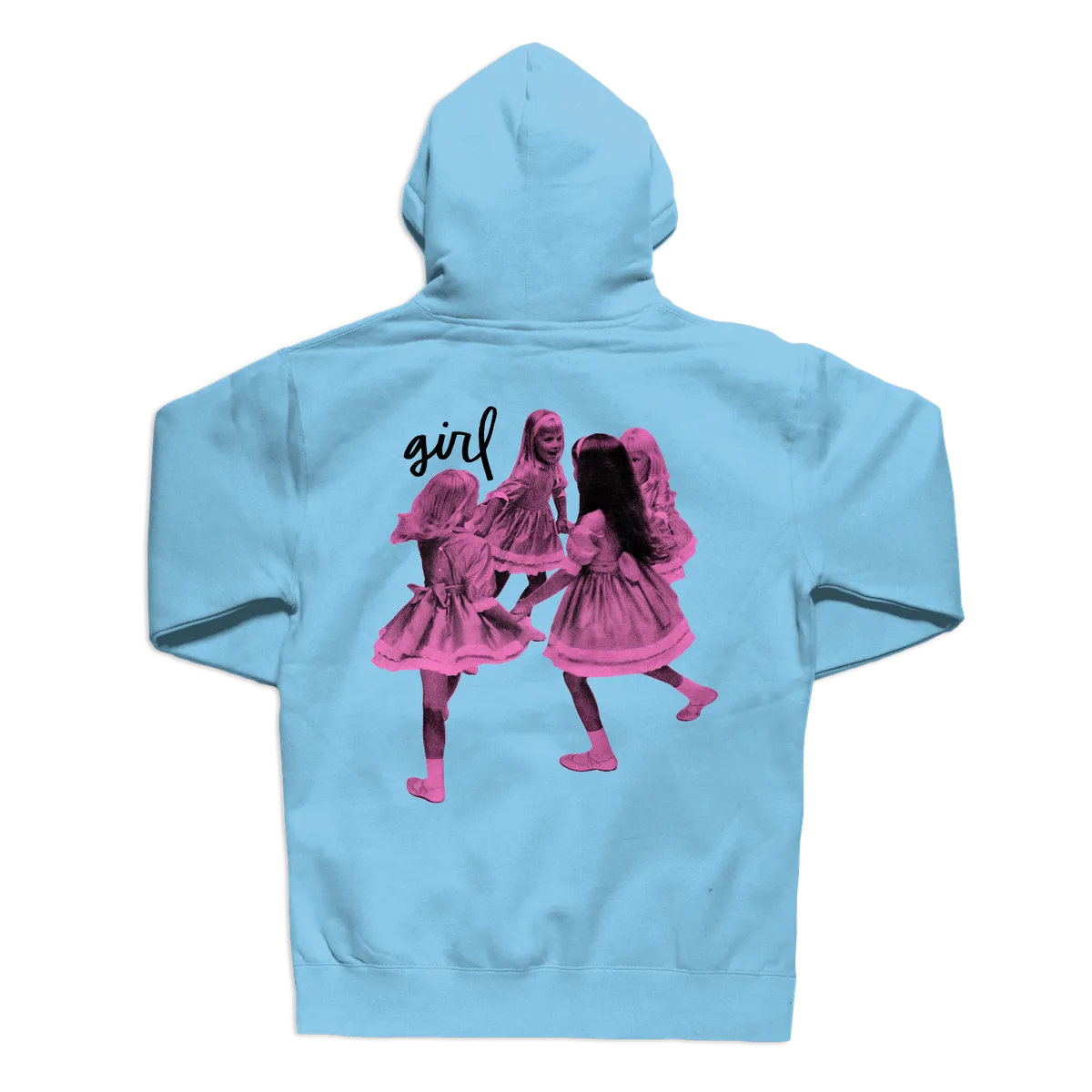 Girl Schoolyard Hoodie Aqua