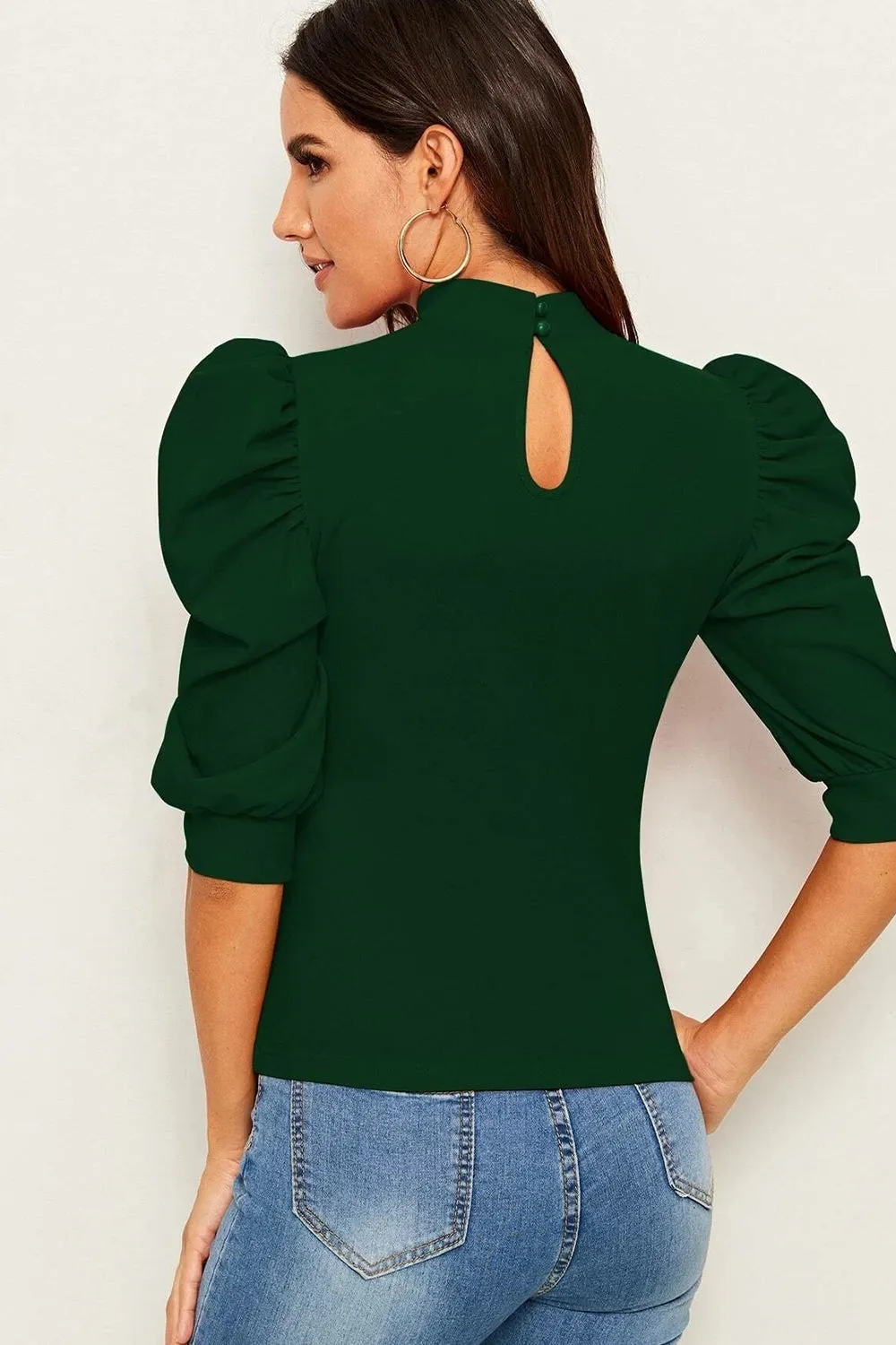 Green Short Leg Top