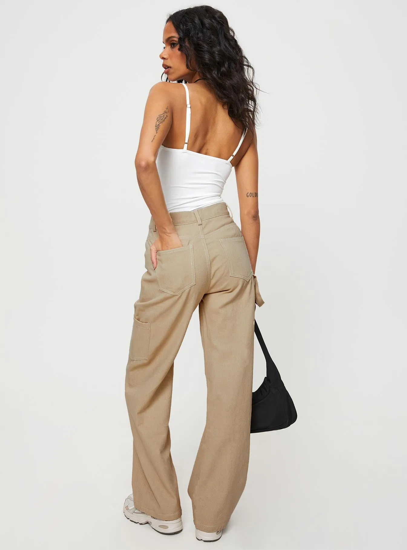 Hellier Cargo Pant Beige