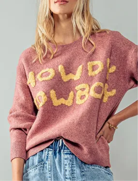 Howdy Cowboy Knit Sweater