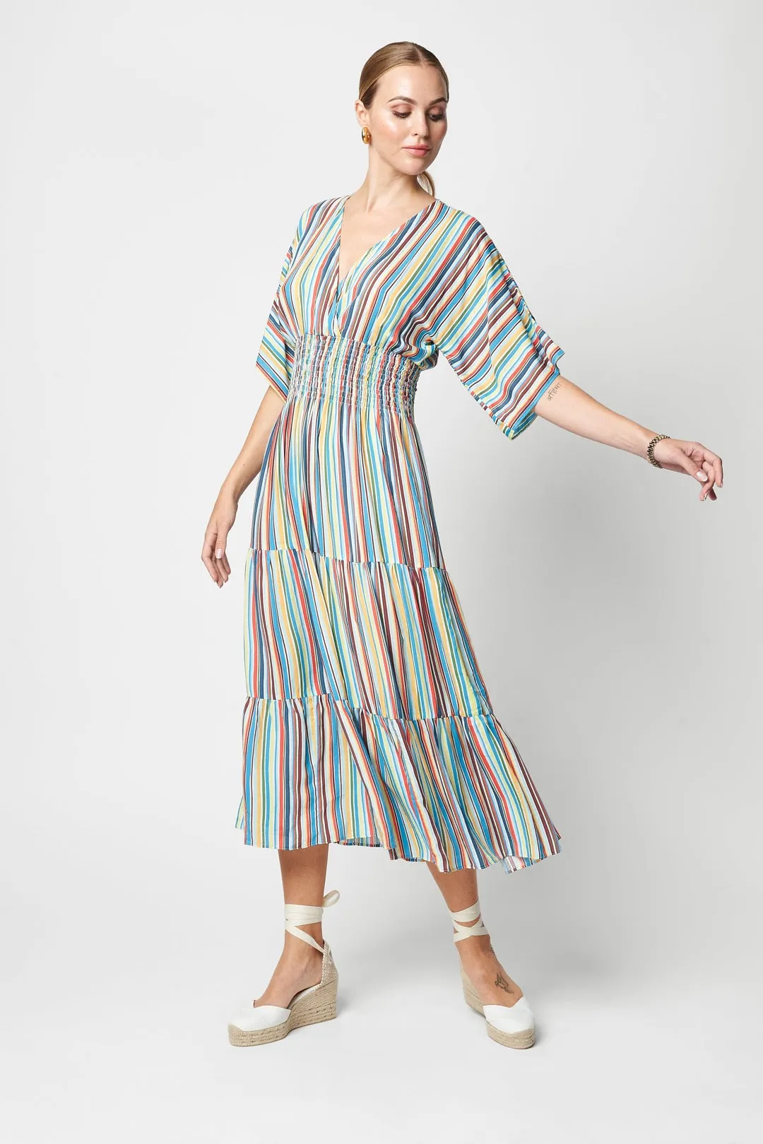 Ingrid Dress Coastal Stripes