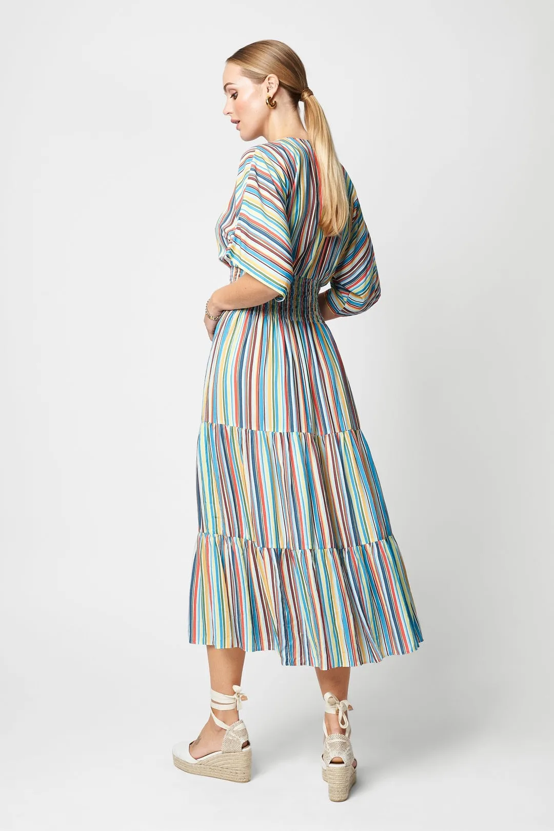 Ingrid Dress Coastal Stripes