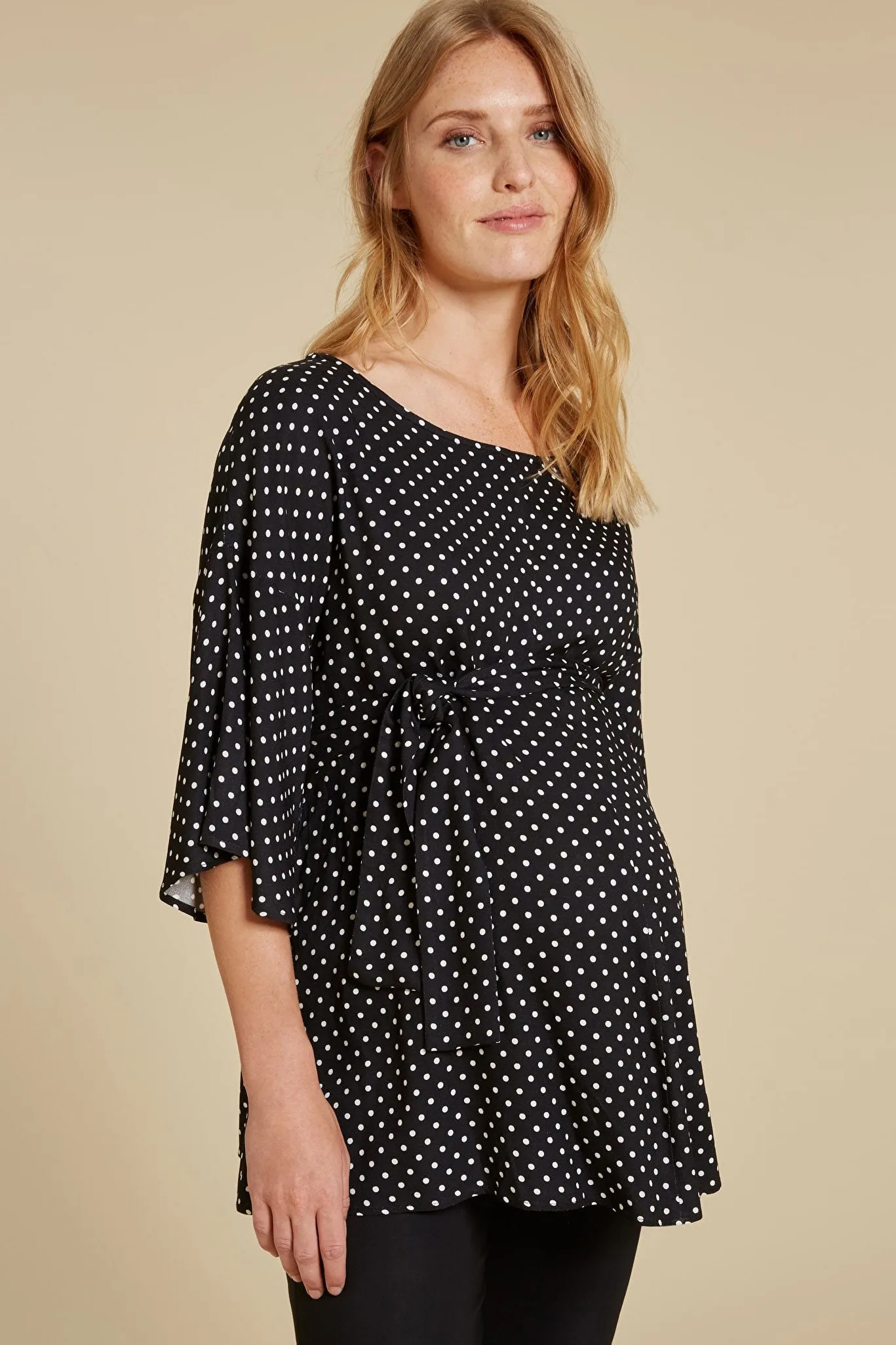 Isabella Oliver Margot Crepe Maternity Blouse