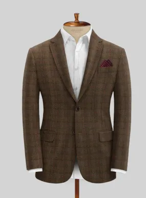 Italian Fiani Checks Tweed Jacket