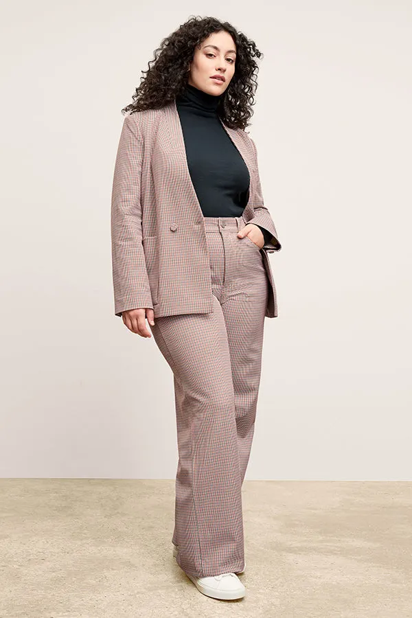 Janette Blazer - Stretch Twill :: Mini Check