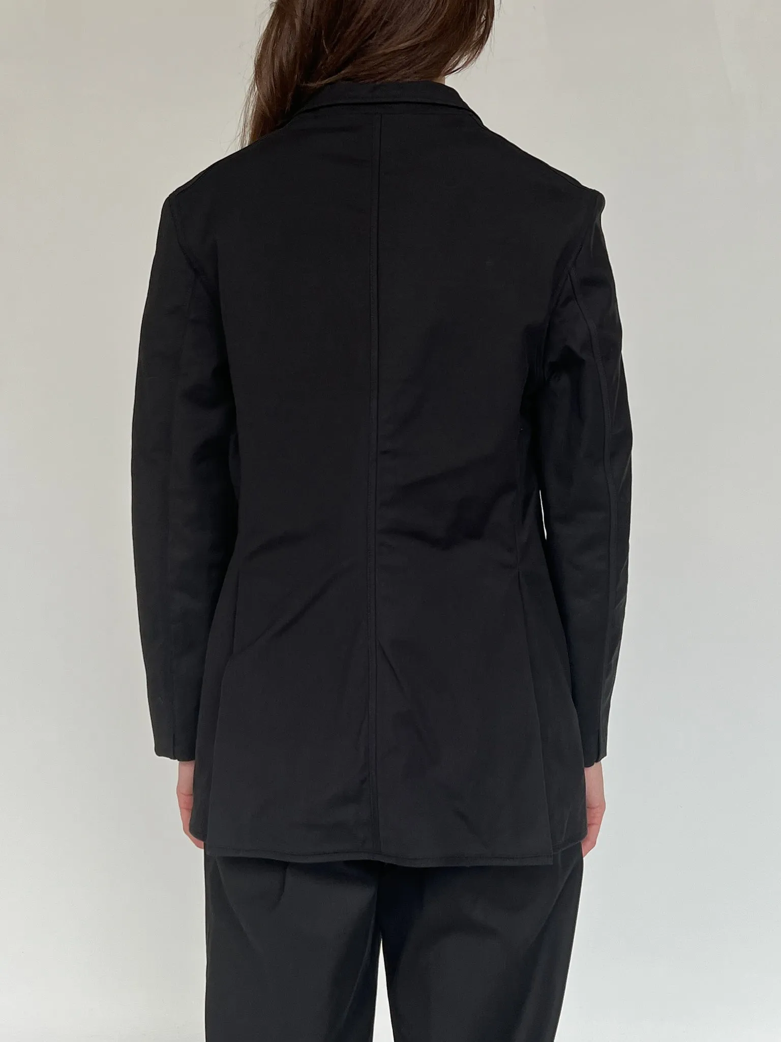 Jil Sander Black Cotton Blazer (L)