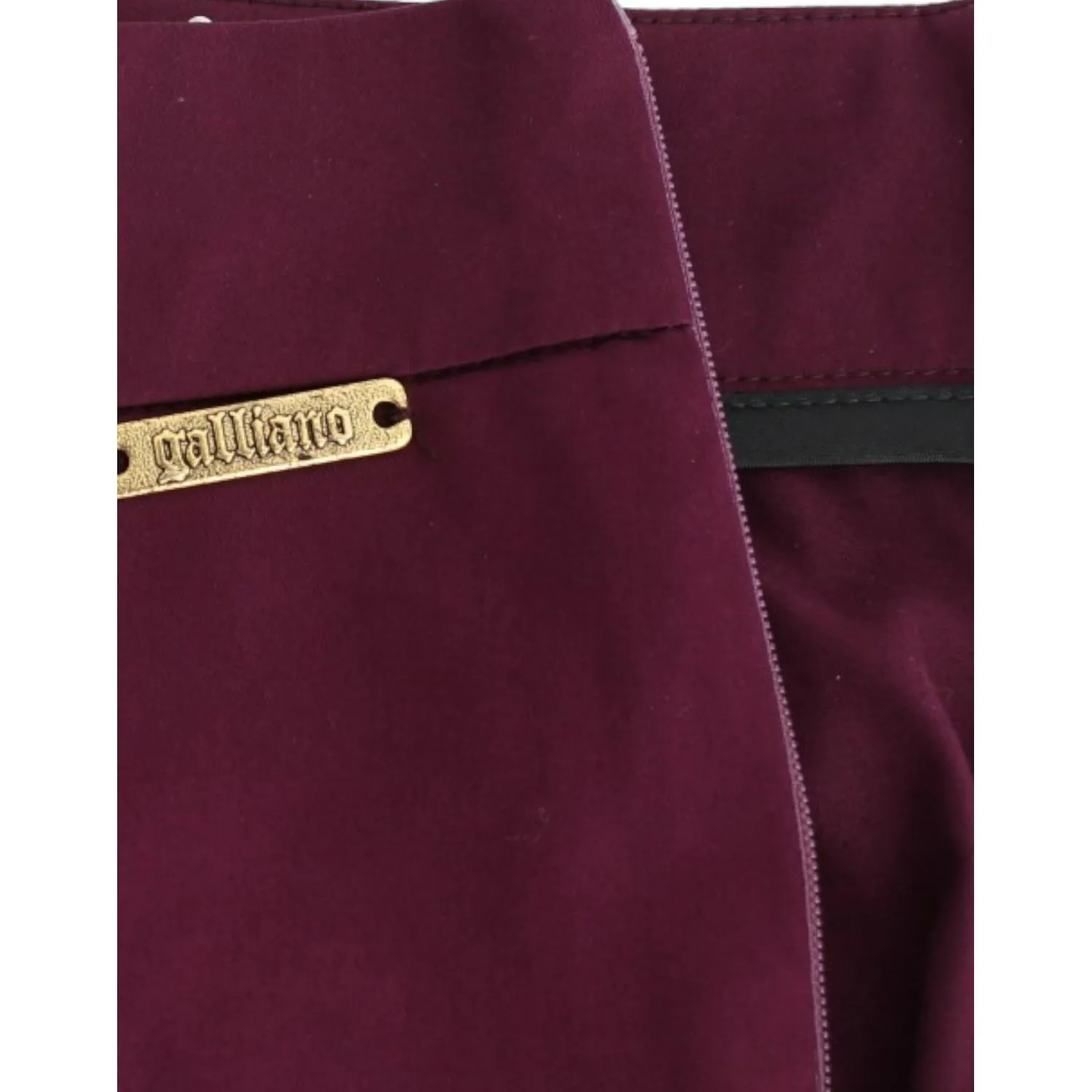 John Galliano Elegant Purple Slim Pants