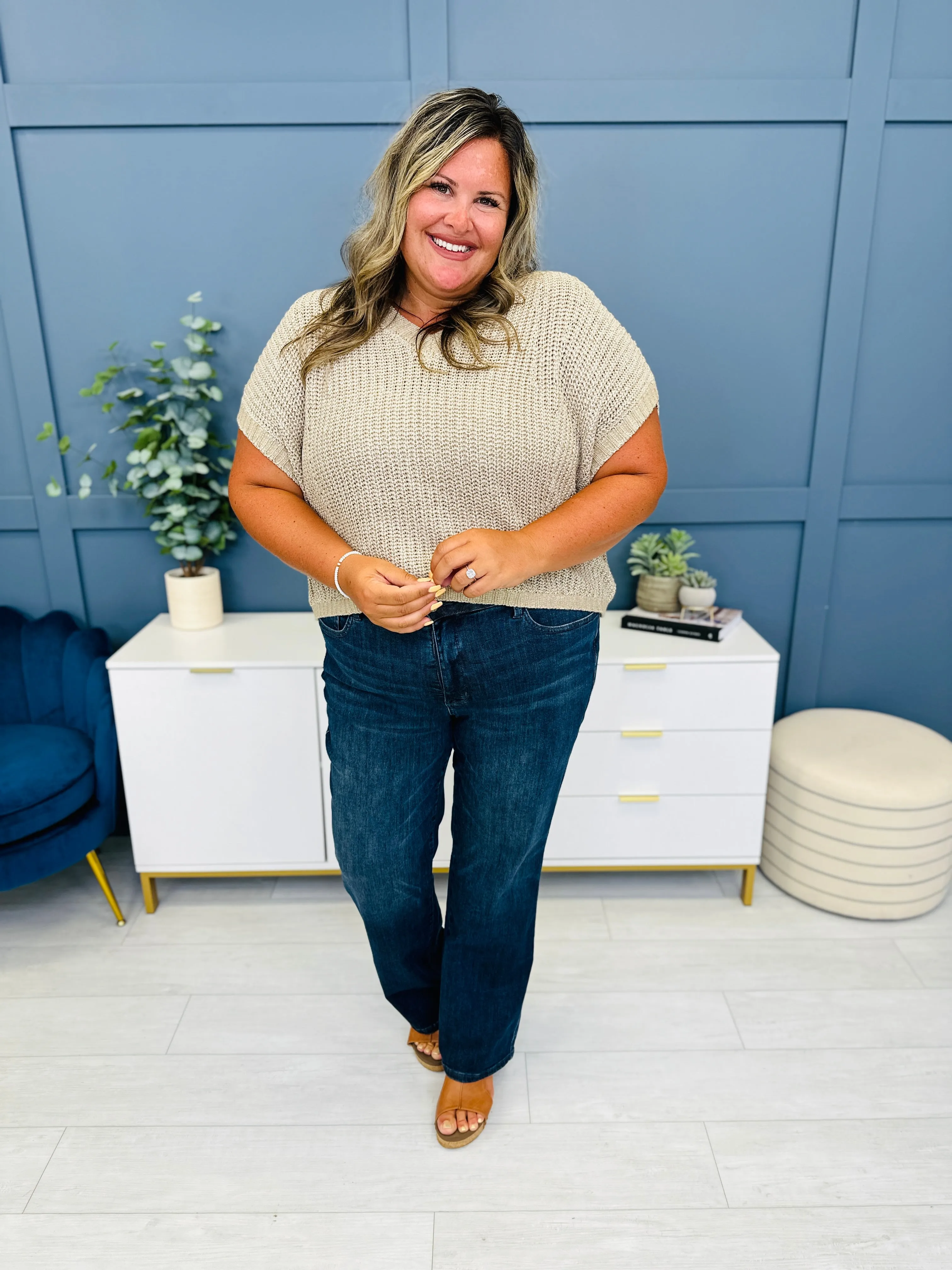 Judy Blue REG/CURVY Be In Control Tummy Control Straight Jeans