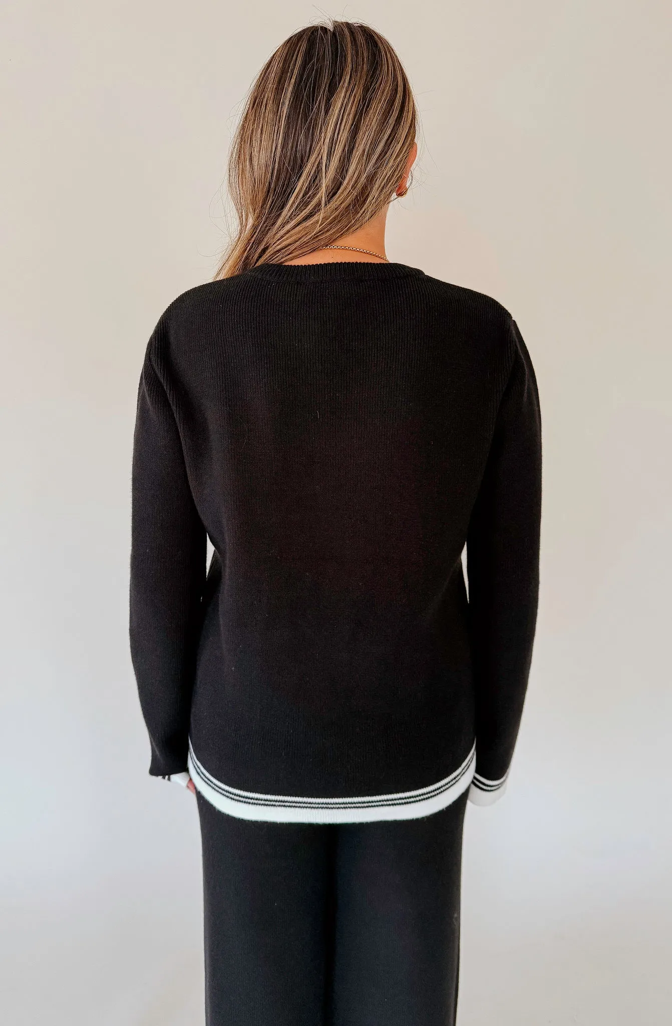 JUST A PHASE CONTRAST SWEATER