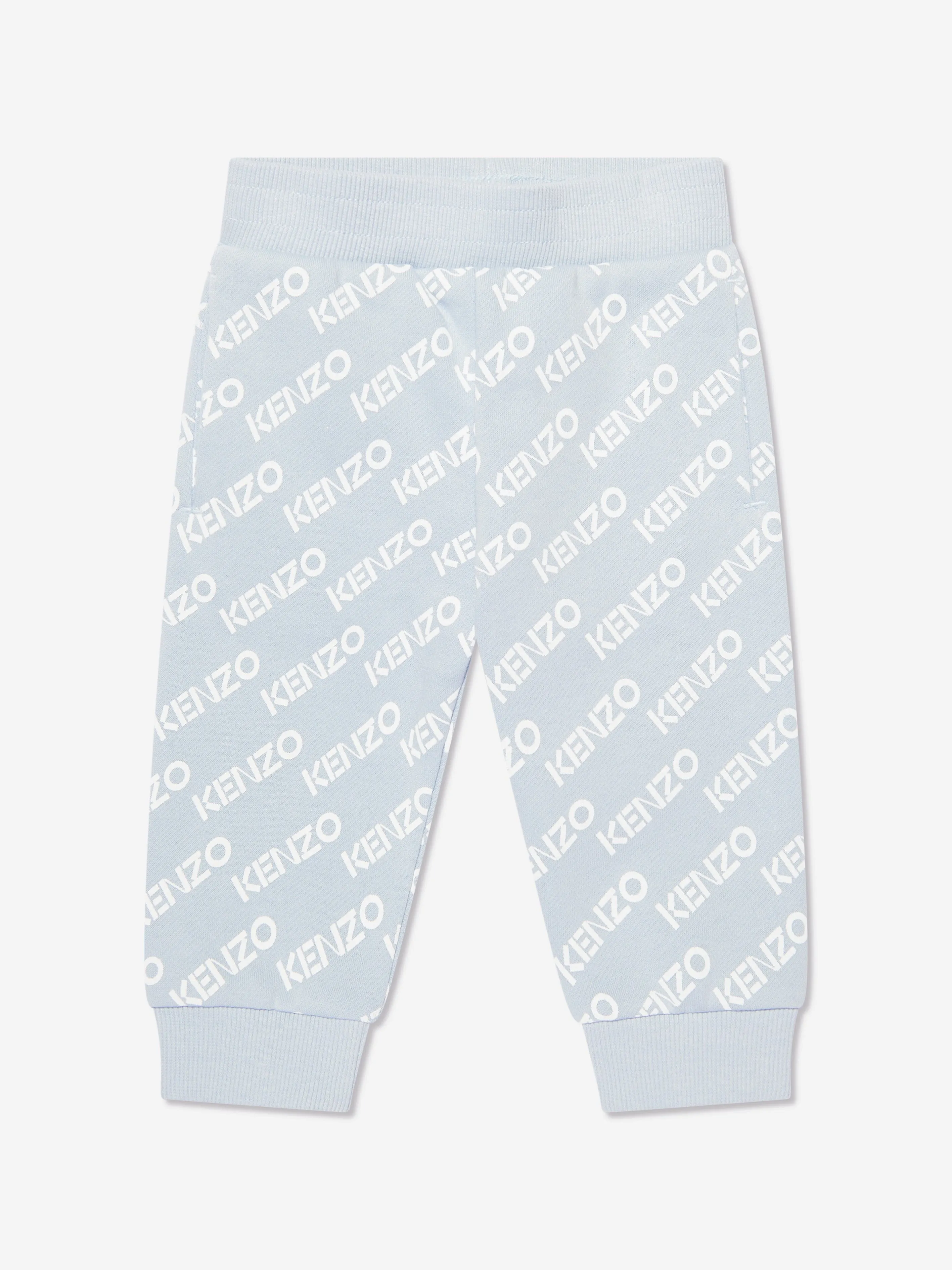 KENZO Baby Boys Logo Joggers in Blue