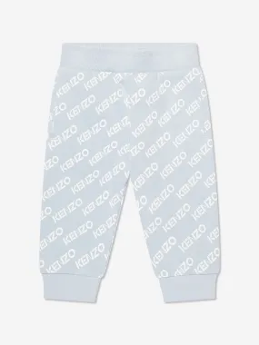 KENZO Baby Boys Logo Joggers in Blue