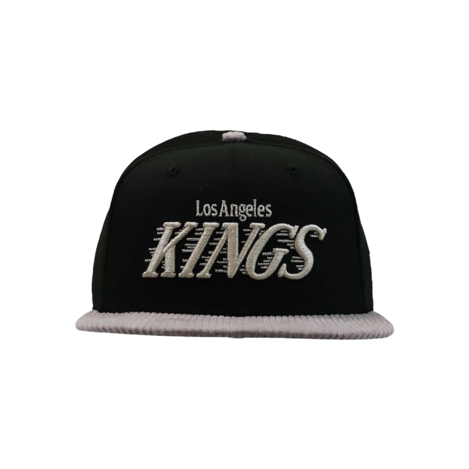 Kings 950 Arena Exclusive Vintage Metallic Script Courd Bill Snapback Hat