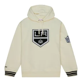 Kings Mitchell & Ness Chainstitch Cream Heavyweight Hoodie