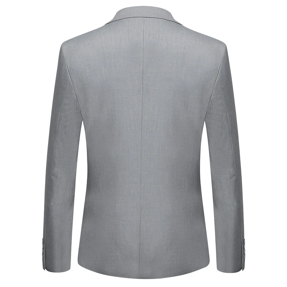 Light Grey Stylish Blazer One Button Casual Blazer