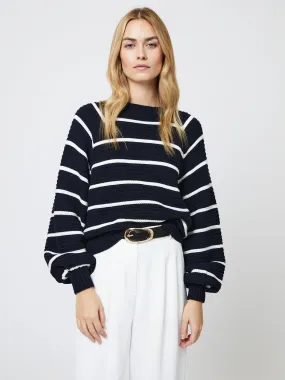 Lily Mozart Striped Crewneck Sweater