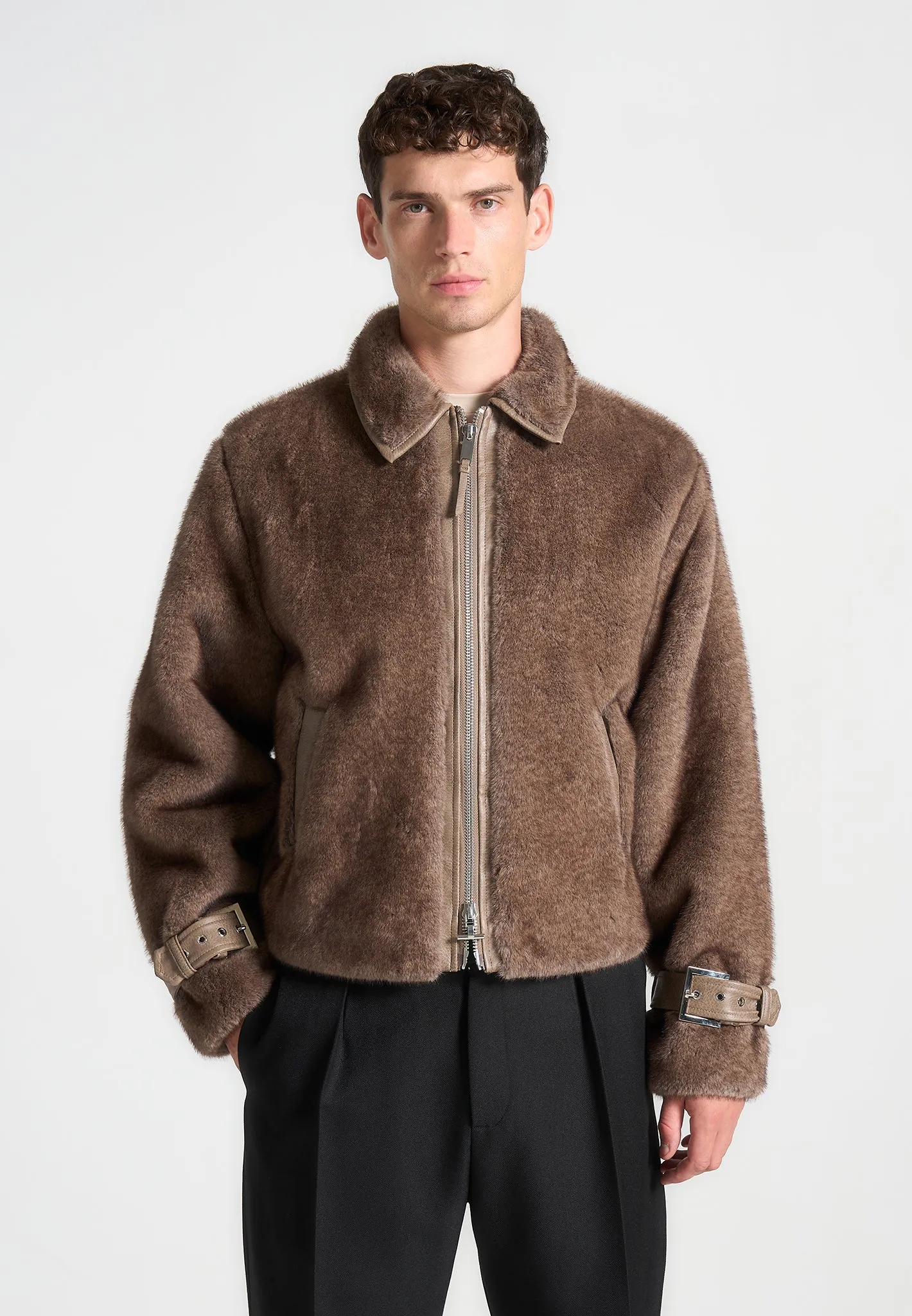 Limited Edition Fur Jacket - Brown