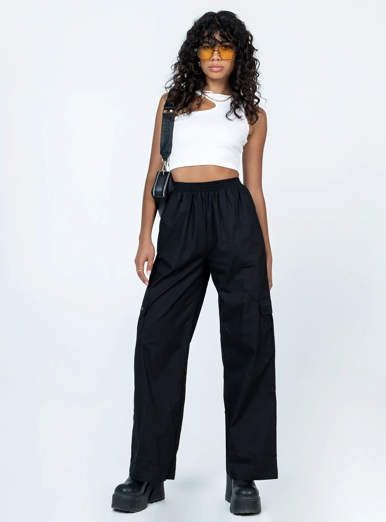 Lista Elastic Pocket Pants Black