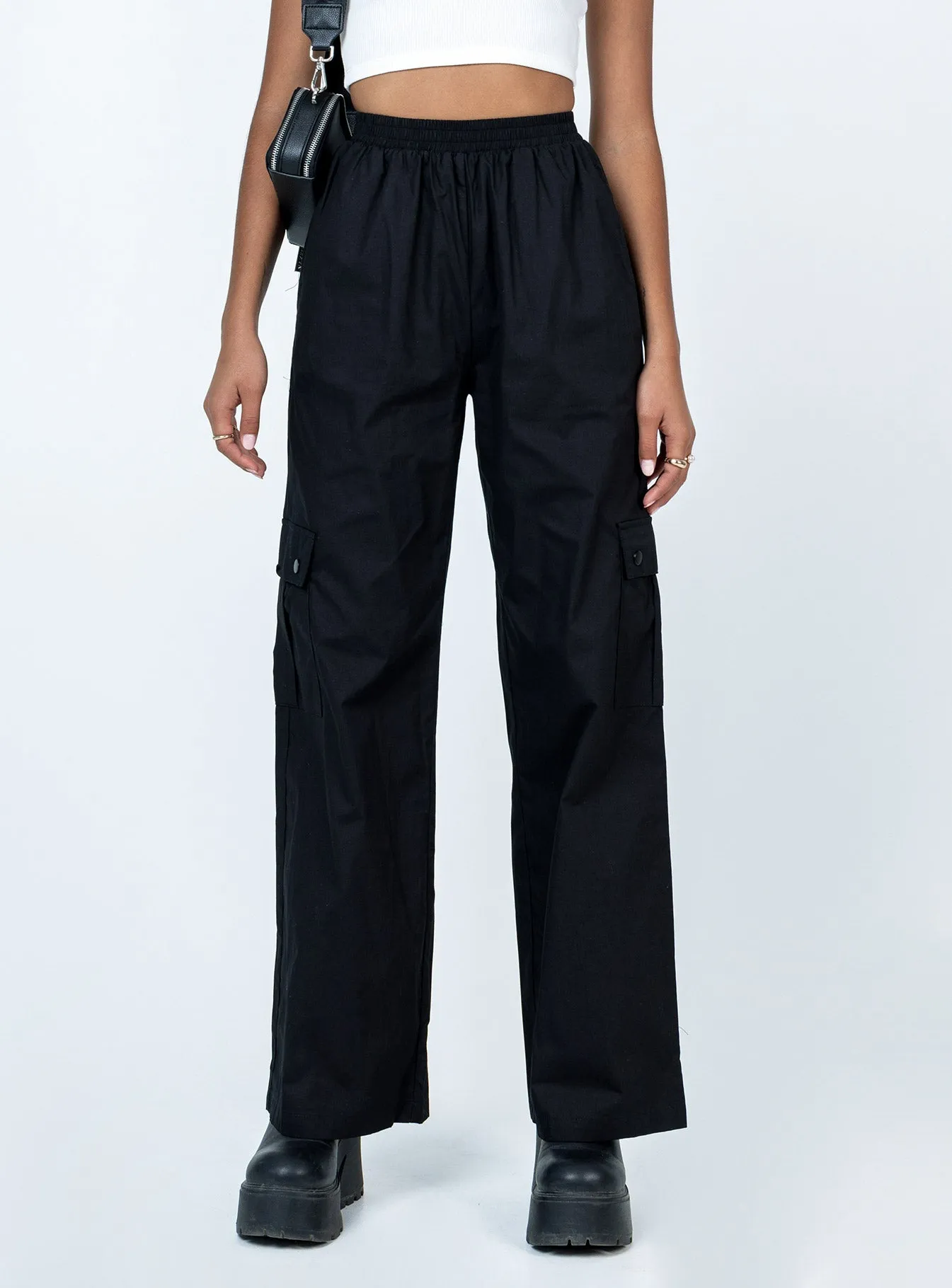 Lista Elastic Pocket Pants Black