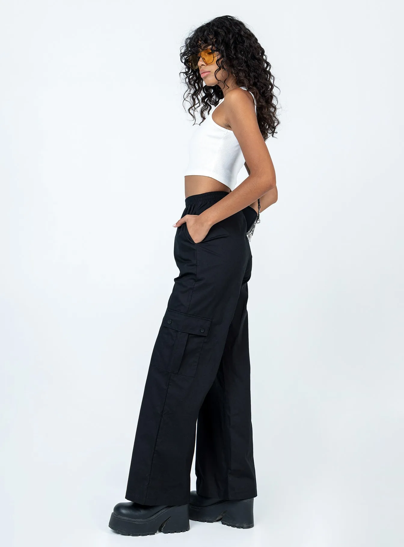 Lista Elastic Pocket Pants Black