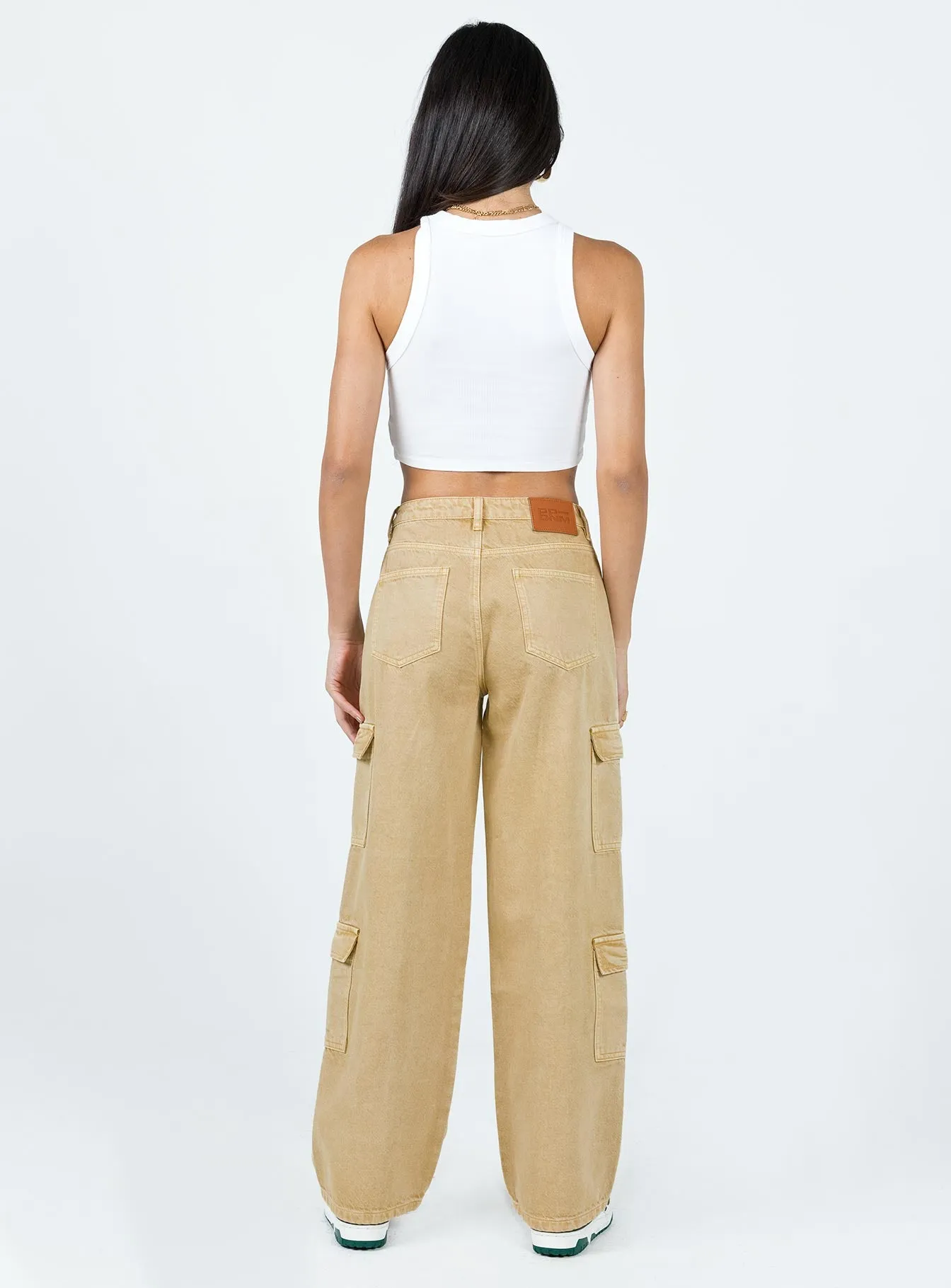 Locksley Cargo Jeans Beige