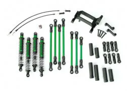 Long Arm Lift Kit, TRX-4®, Complete (Includes Green Powder Coated Links, Green-Anodized Shocks) 8140-GRN