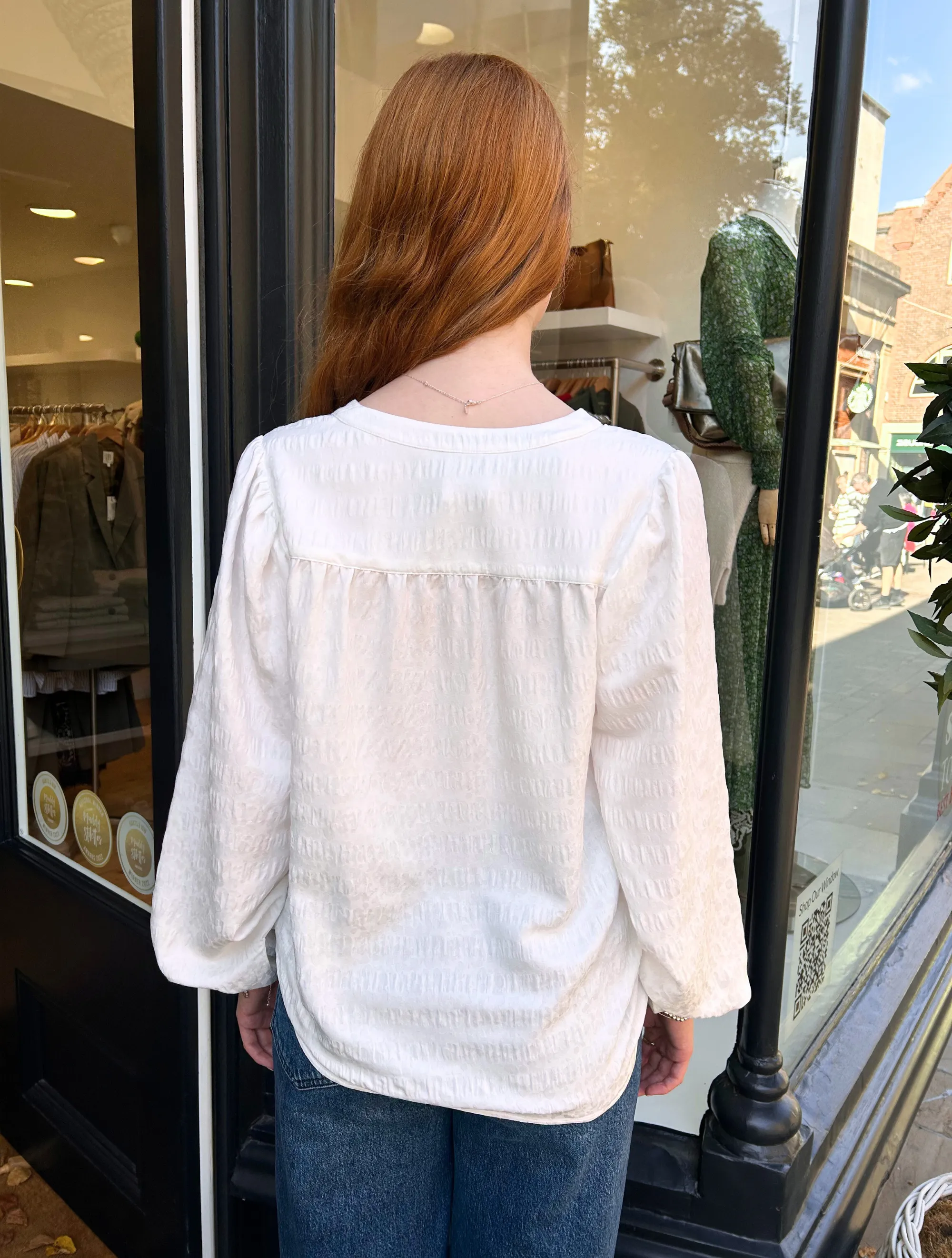 Lorraine Blouse Winter White