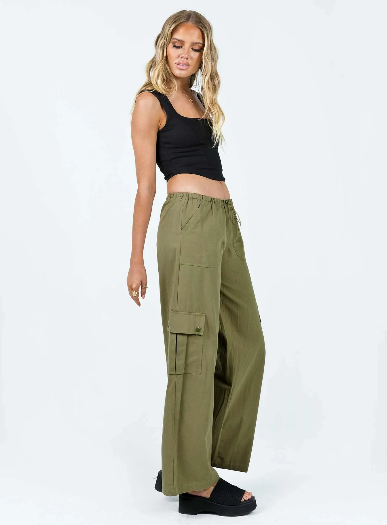 Mackey Cargo Utility Pants Khaki