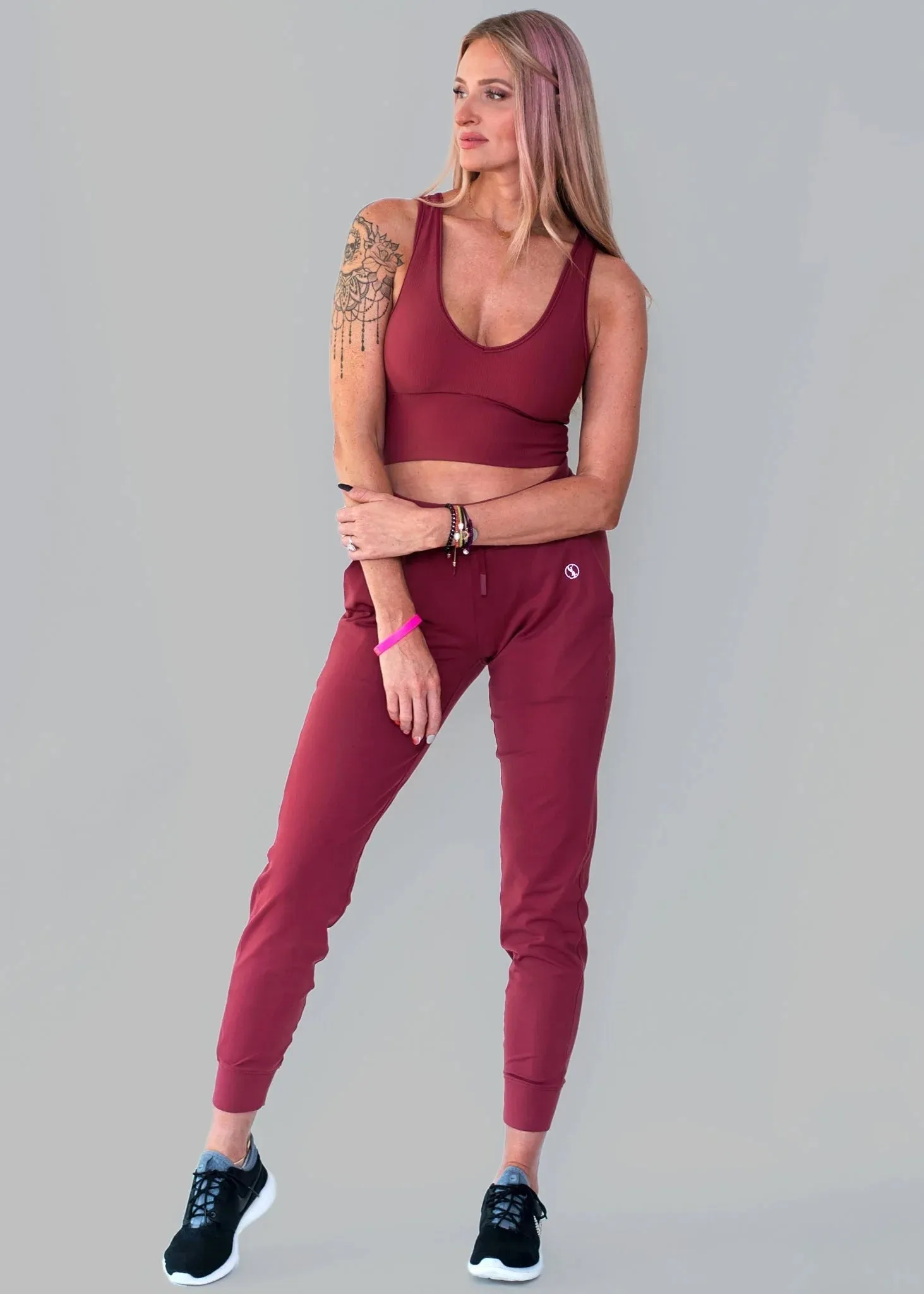 Maroon Signature Jogger