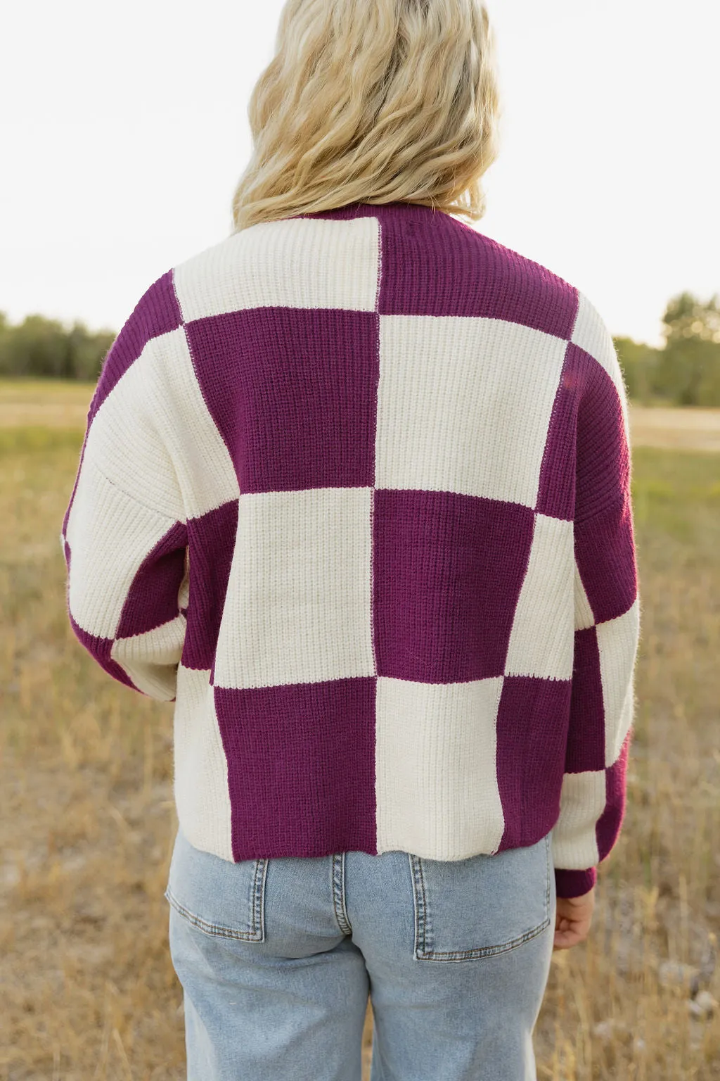 McDonell Sweater-Magenta Purple