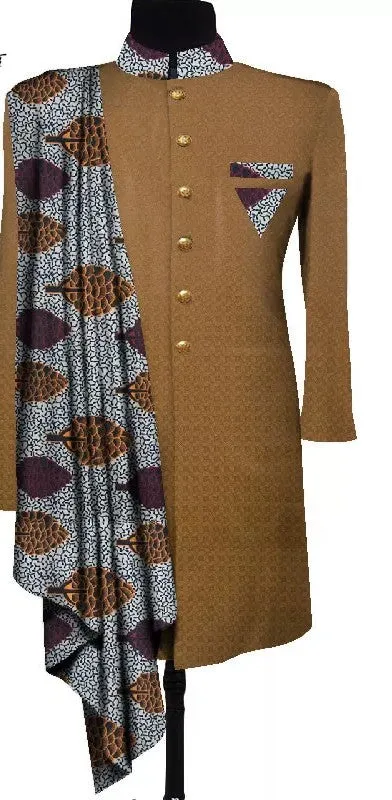 Men wear African suit