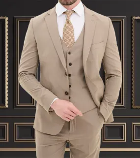 Men's Beige 3-Piece Suit | Elegant Formal Wear in Hayward, CA