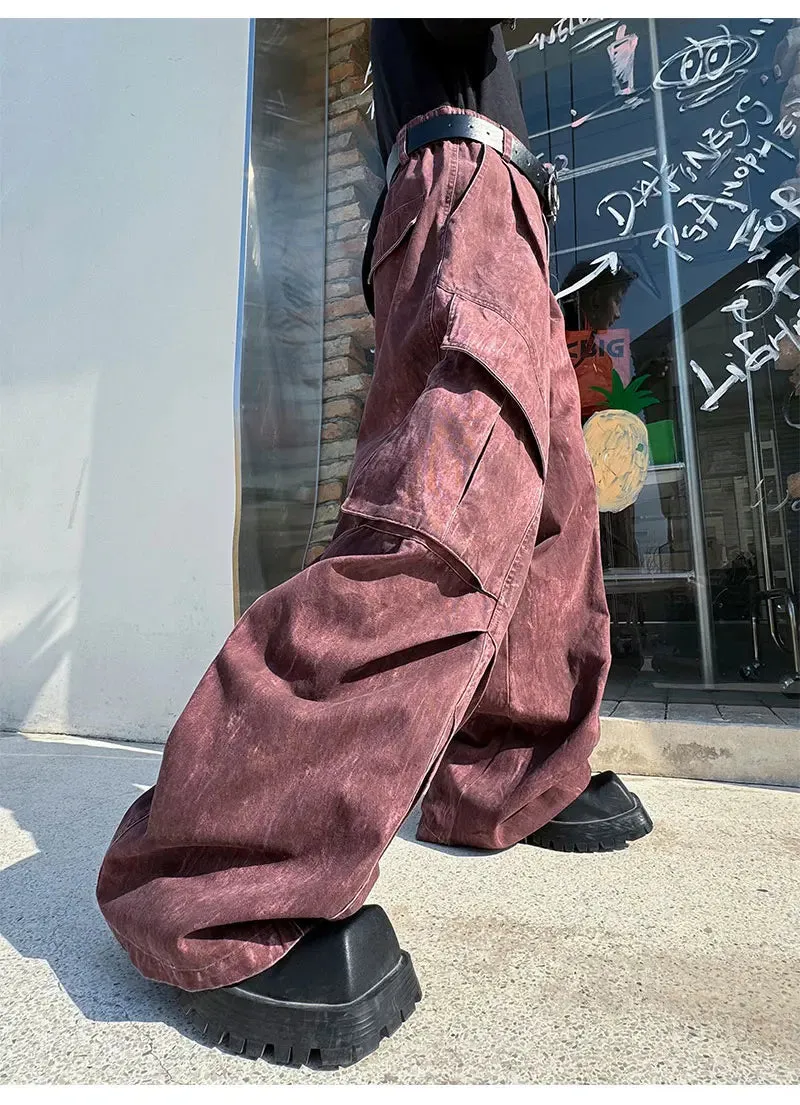 Men's Japanese Streetwear Cargo Pants