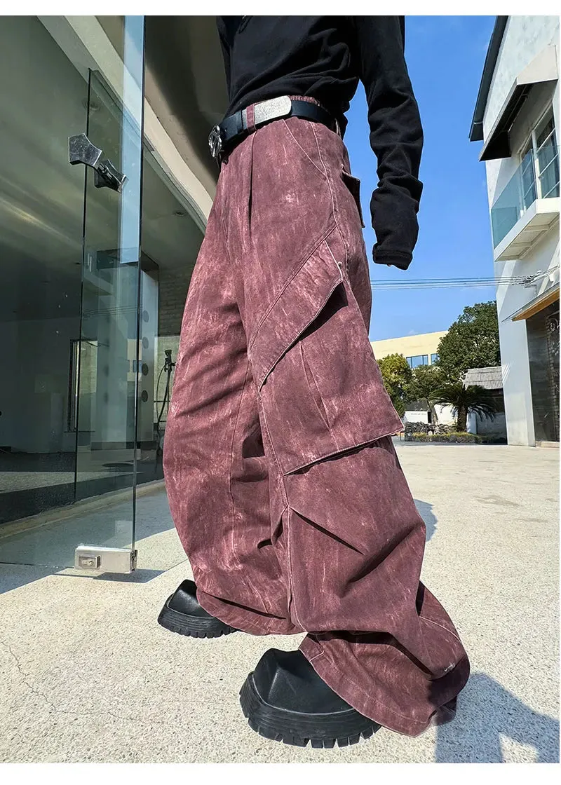 Men's Japanese Streetwear Cargo Pants