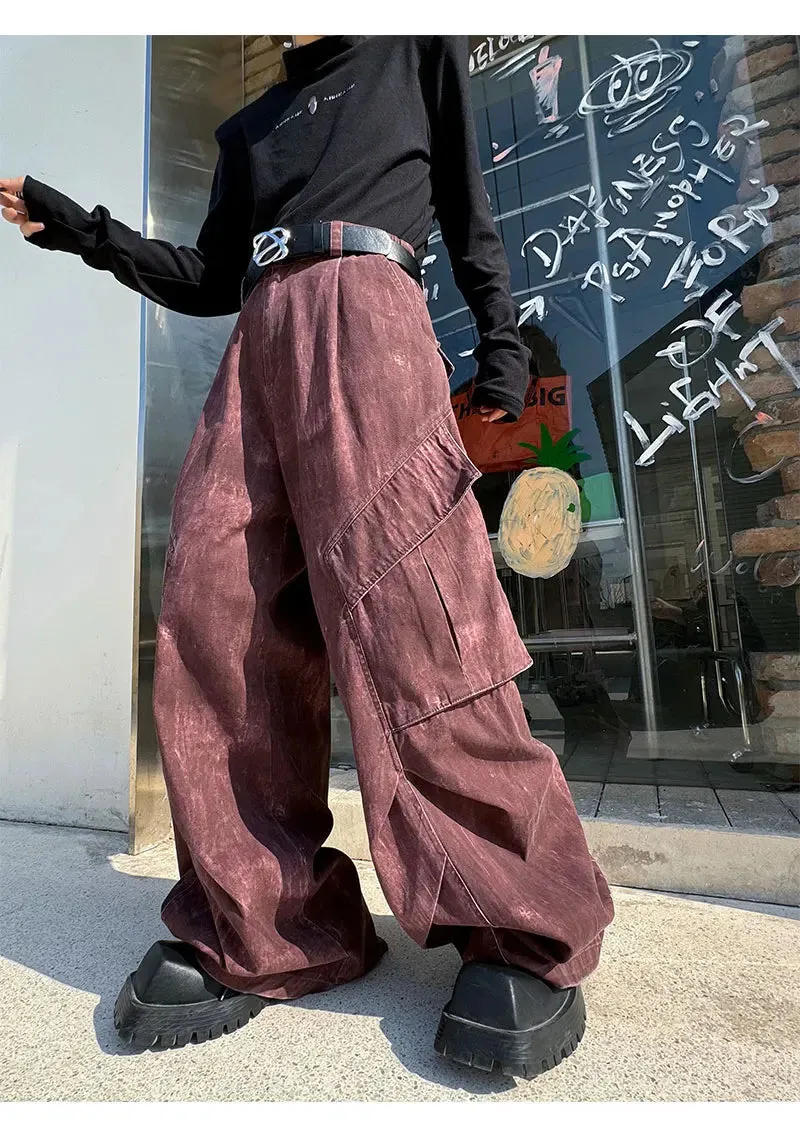 Men's Japanese Streetwear Cargo Pants