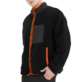 Men's Sherpa Long Sleeve Multi-pocket Jacket 33708715L