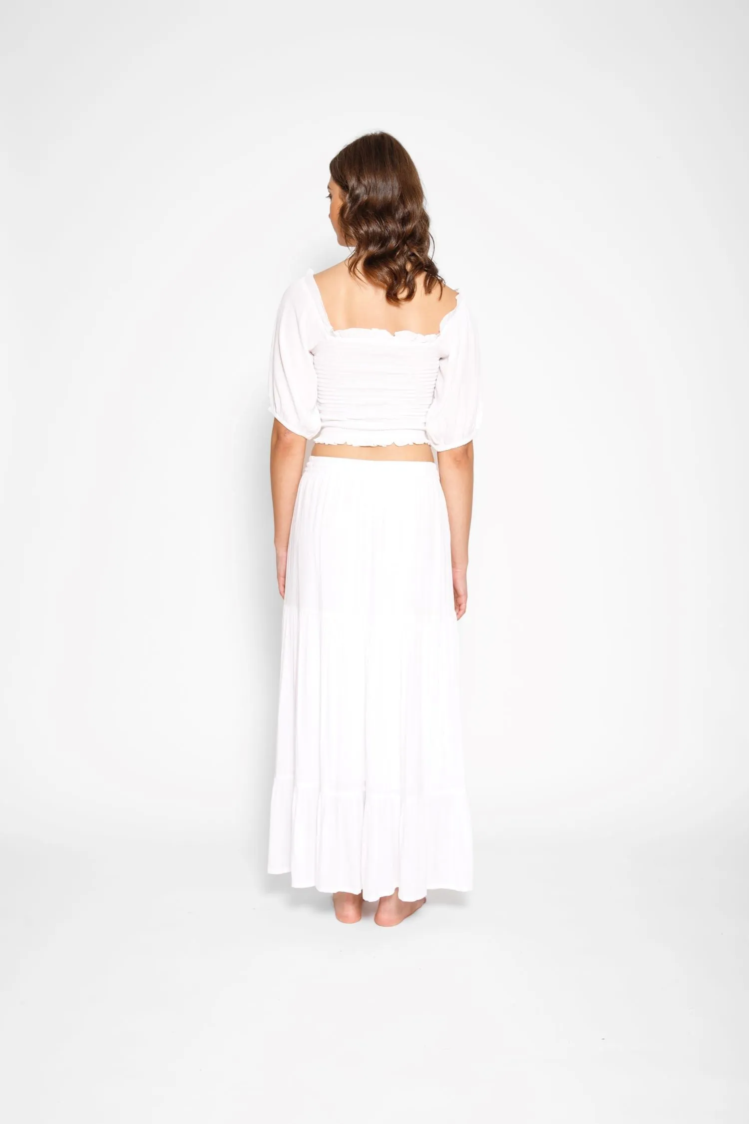 Miami Tiered Boho Maxi Skirt