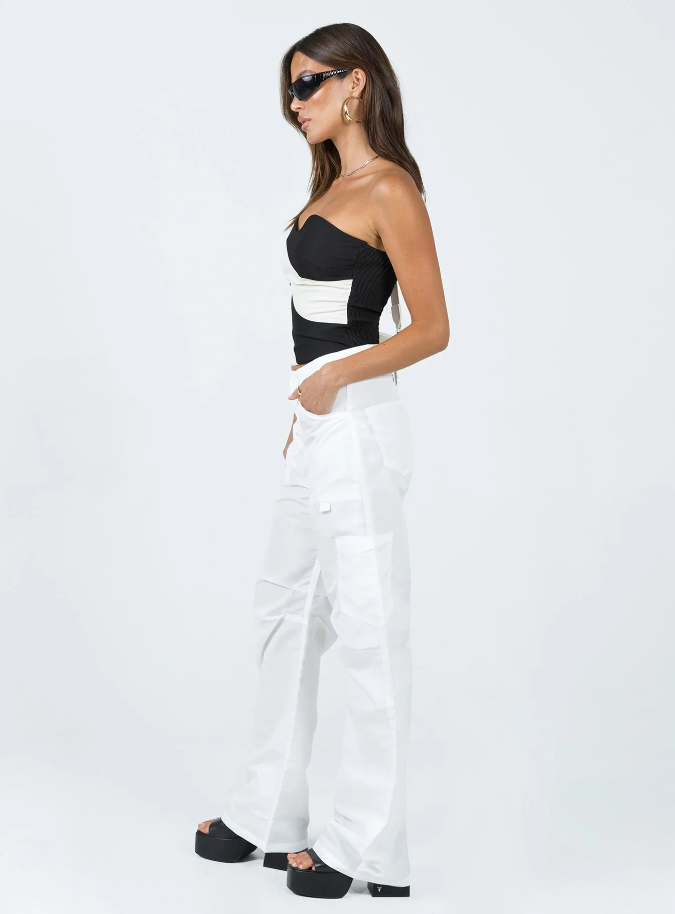 Miami Vice Swish Pant Ghost White