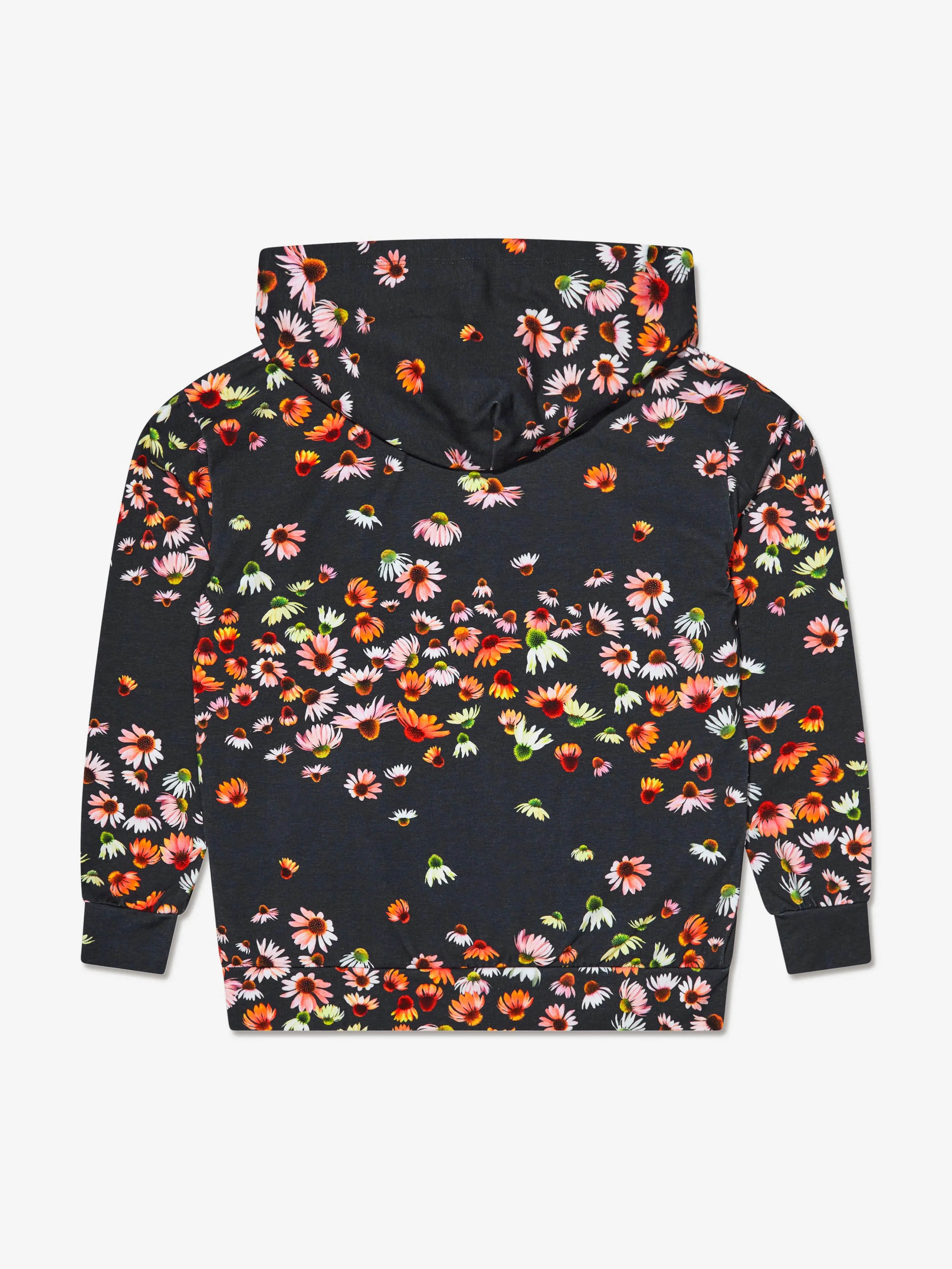 Molo Girls Organic Cotton Echinacea Print Hoodie