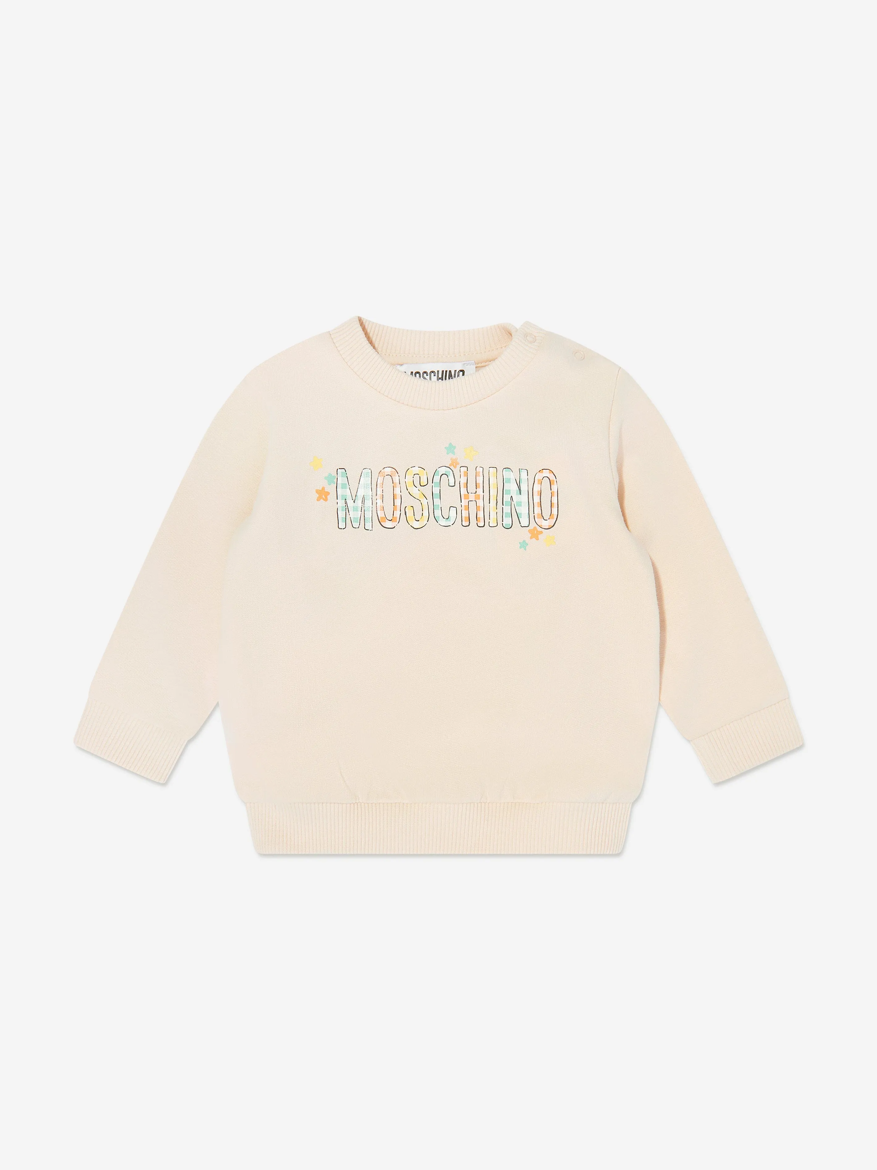 Moschino Baby Logo Tracksuit in Beige