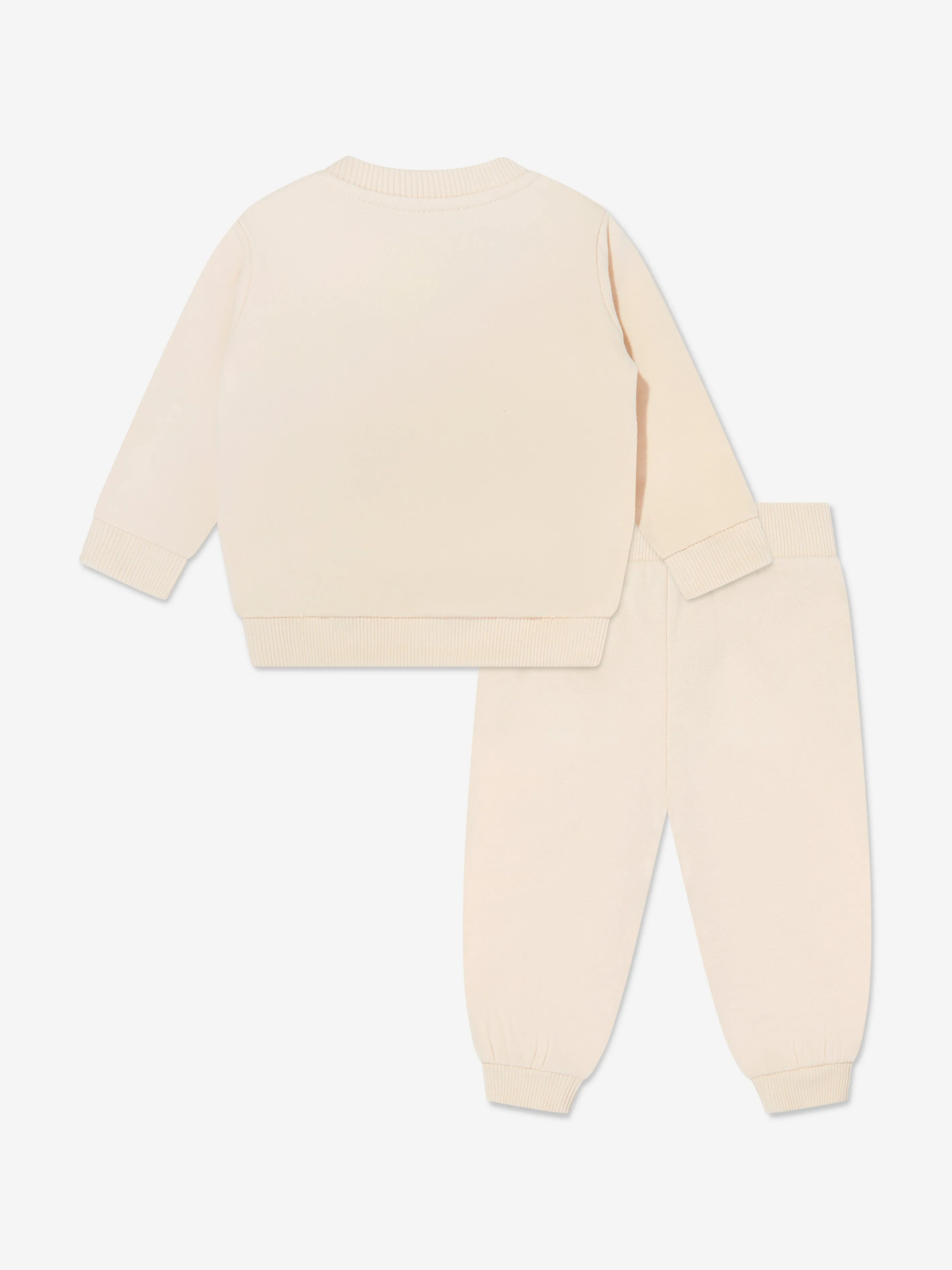 Moschino Baby Logo Tracksuit in Beige