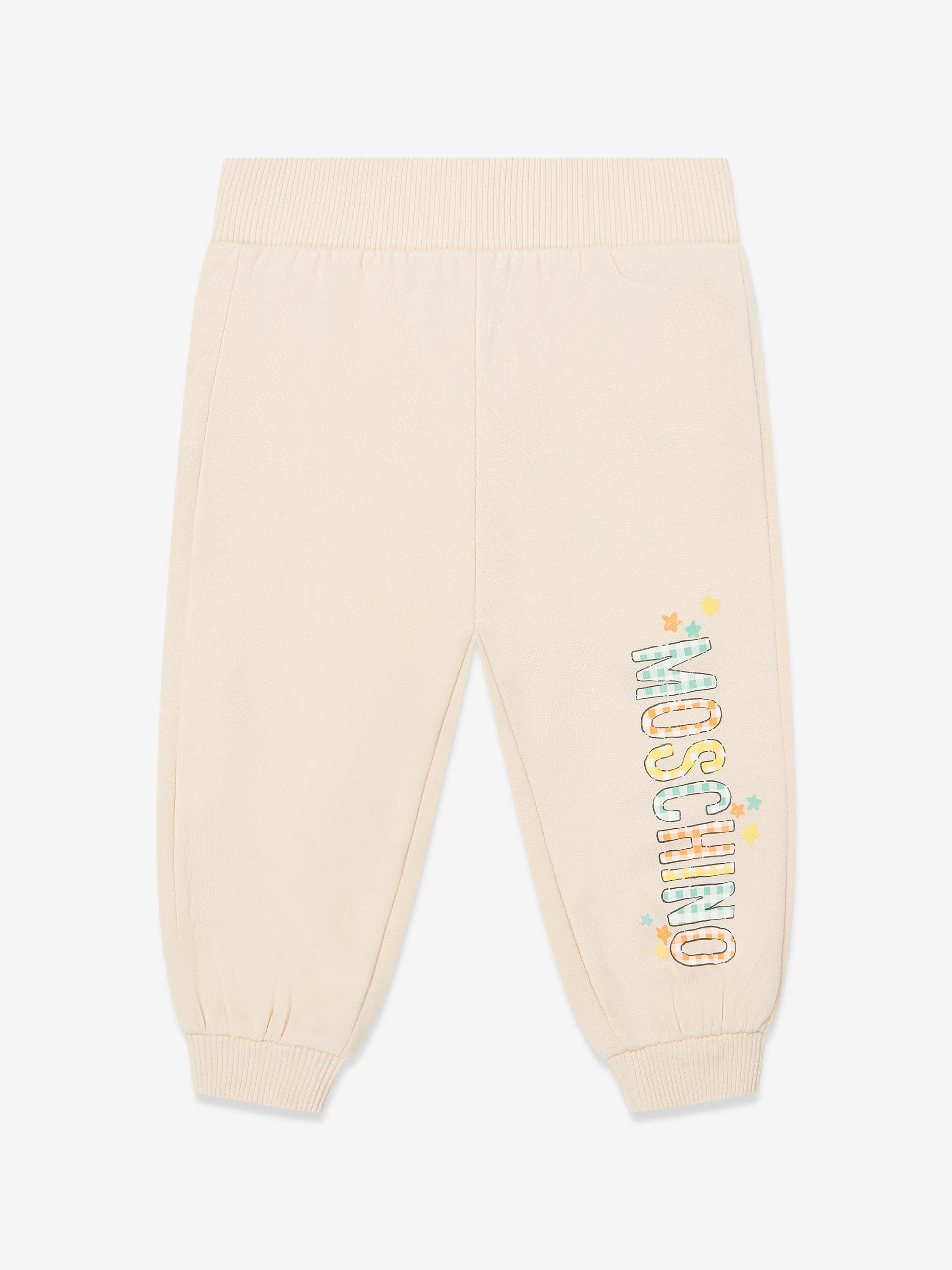 Moschino Baby Logo Tracksuit in Beige