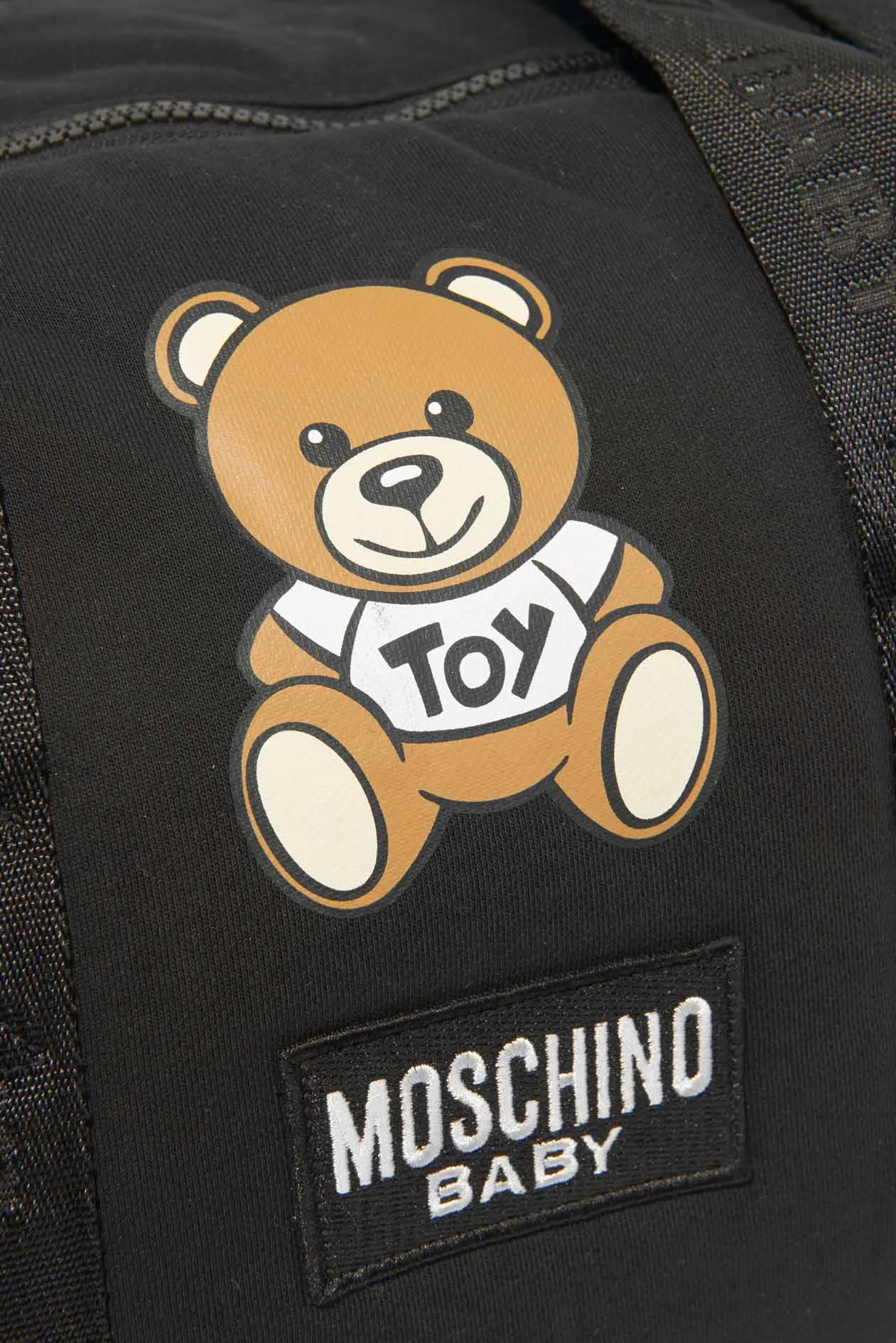 Moschino Baby Teddy Bear Changing Bag in Black