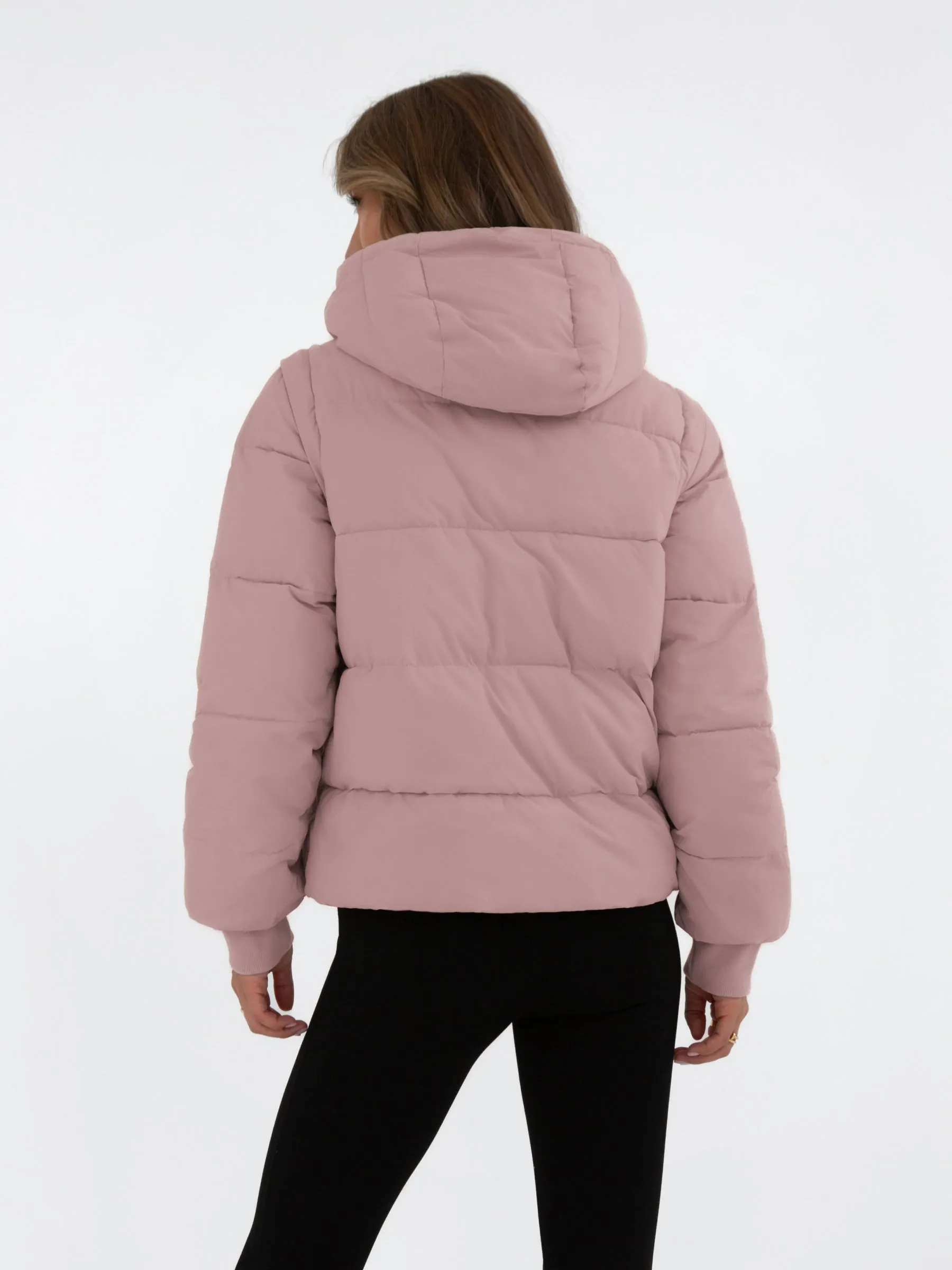 Multiway Puffer Coat 2 - Pink