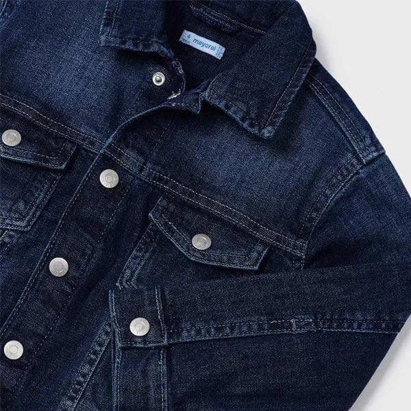 NAVY BLUE DENIM JACKET FOR BOYS