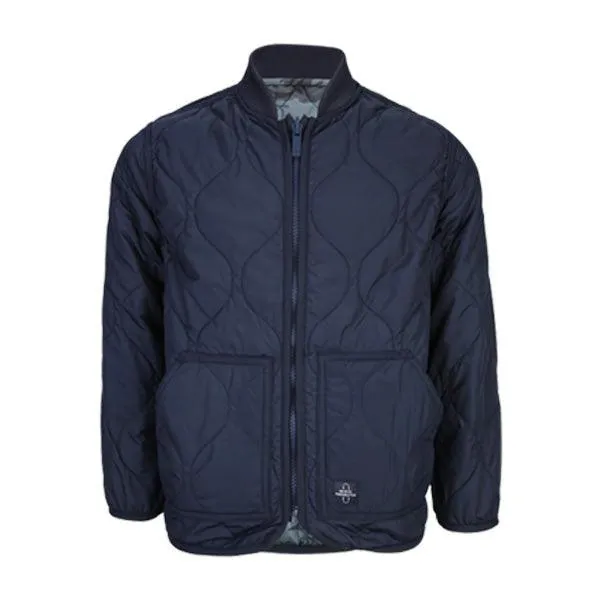 NAVY BLUE REVERSIBLE JACKET FOR BOYS